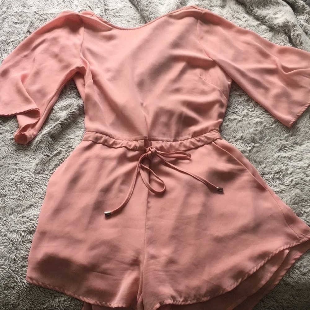 Cute blush romper